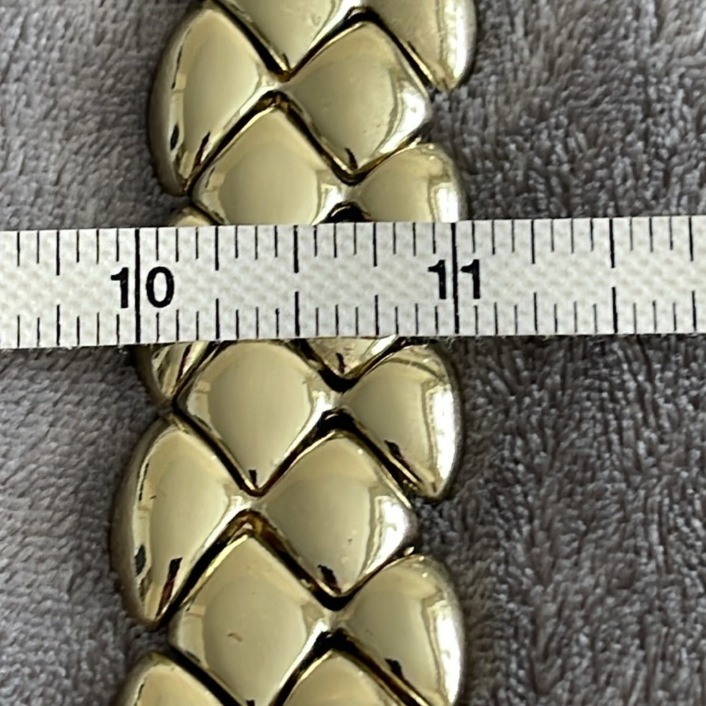 Gold Tone Necklace with Intricate Rope Design - Picture 11 of 11